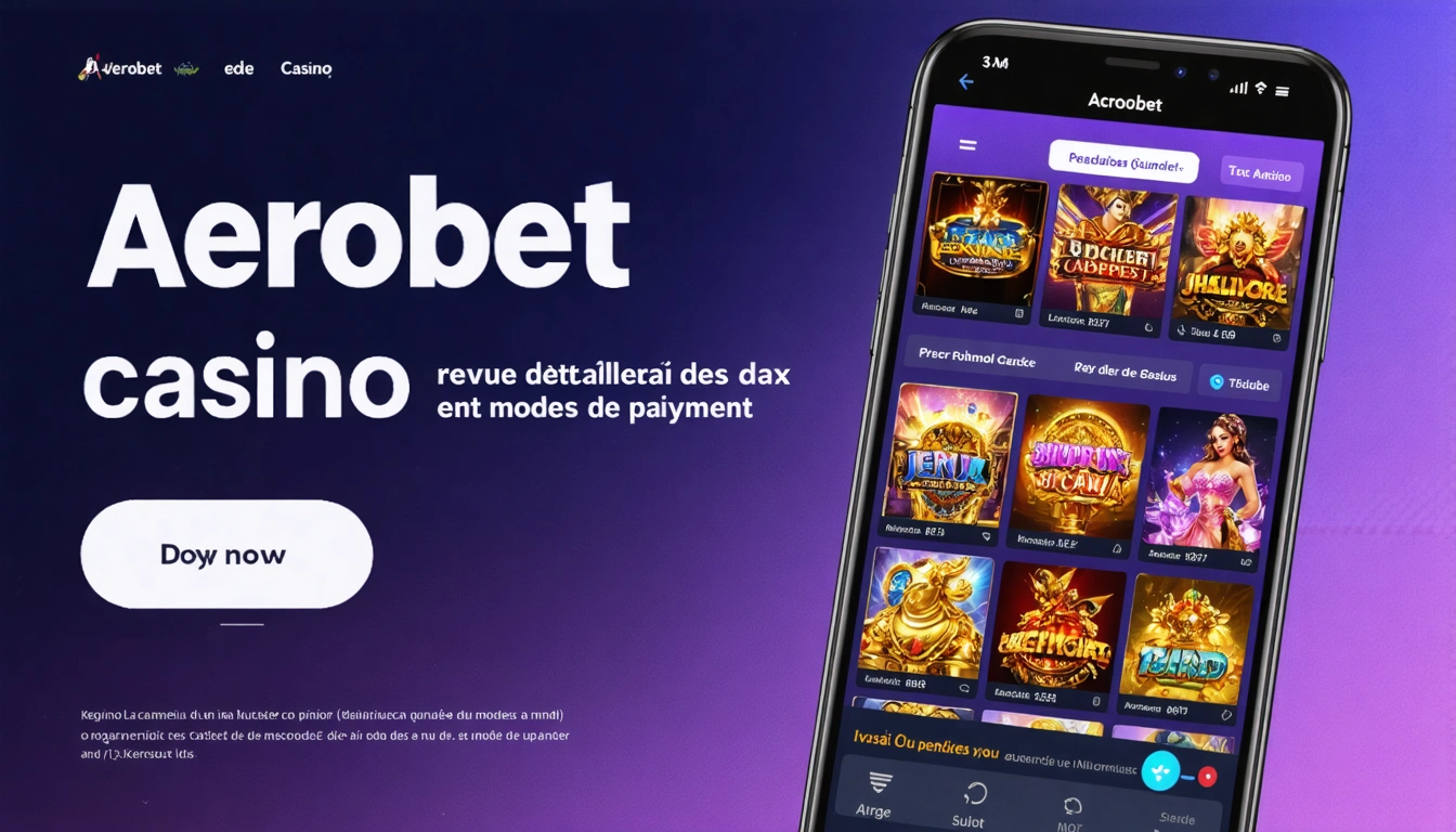 Aerobet casino revue détaillée des jeux et modes de paiement