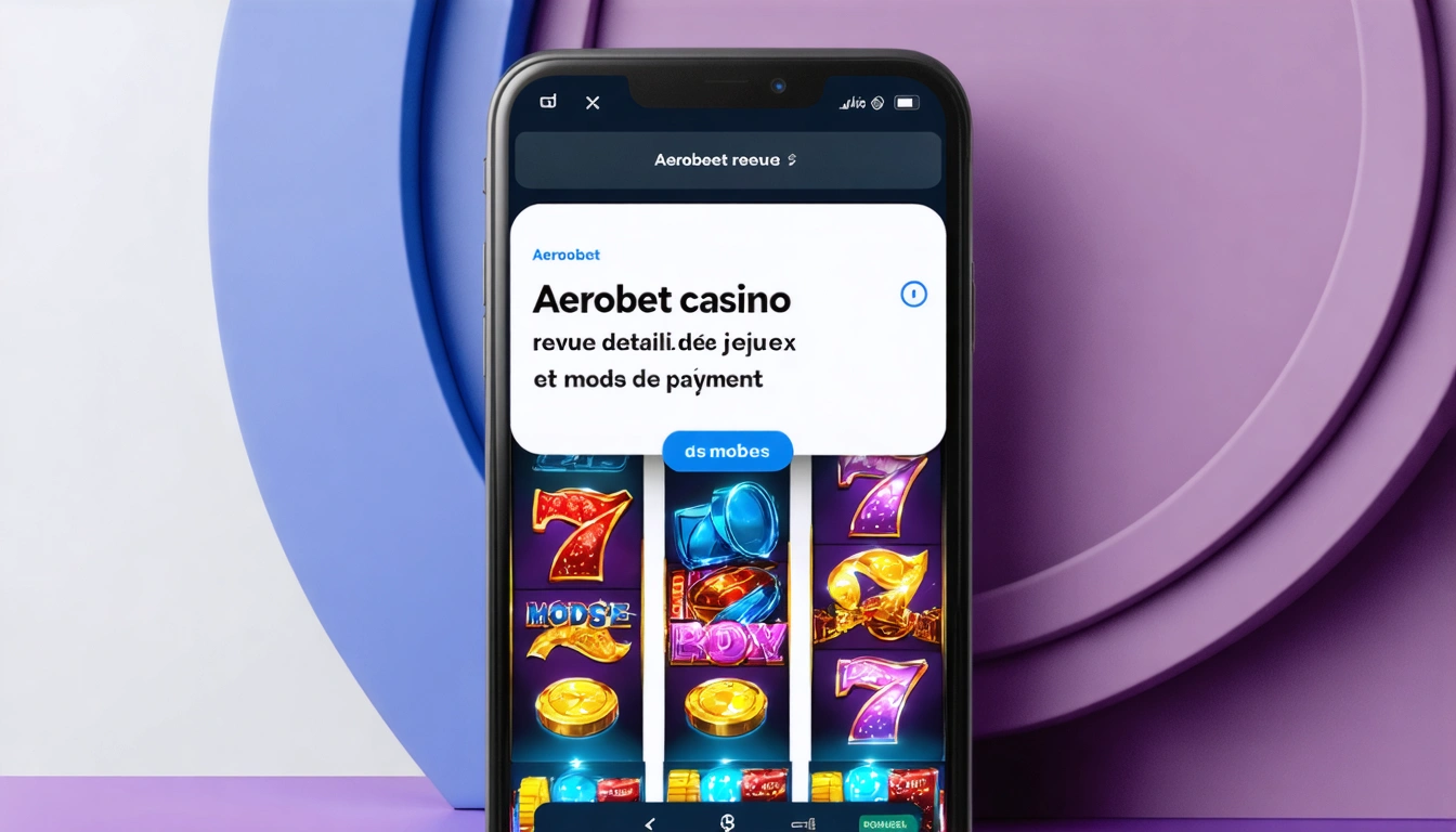 Aerobet casino revue détaillée des jeux et modes de paiement